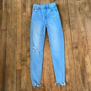 American Eagle Lu(x) Curvy Super High Rise Jegging